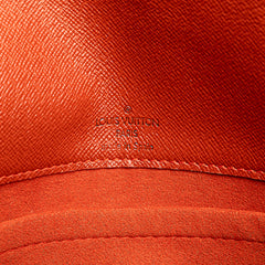 Damier Ebene Musette Tango Long Strap