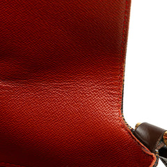 Damier Ebene Musette Tango Long Strap