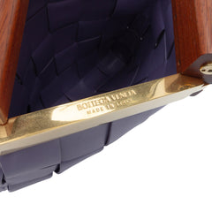 Lambskin Maxi Intrecciato The Snap Clutch