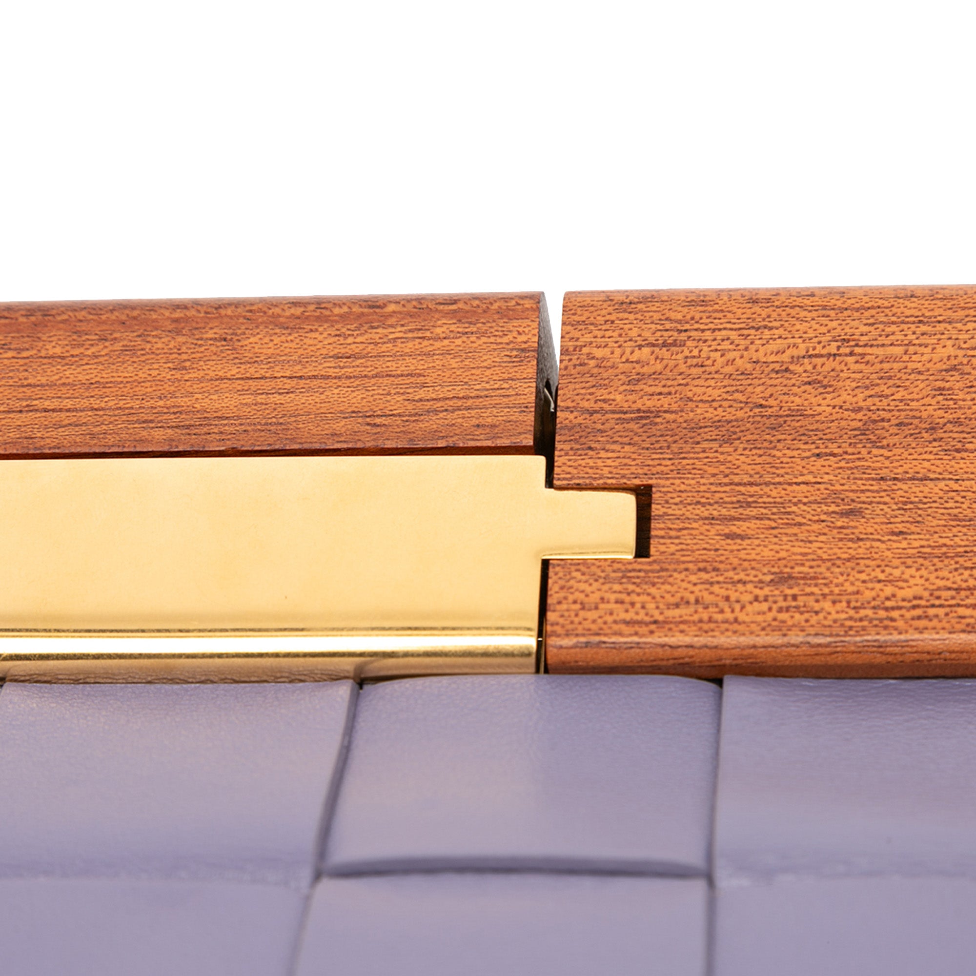Lambskin Maxi Intrecciato The Snap Clutch