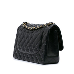Jumbo Classic Lambskin Double Flap