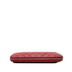 Quilted Caviar Expandable Zip Around Tote