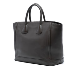 Large City Calf Double Handle Shopping Tote