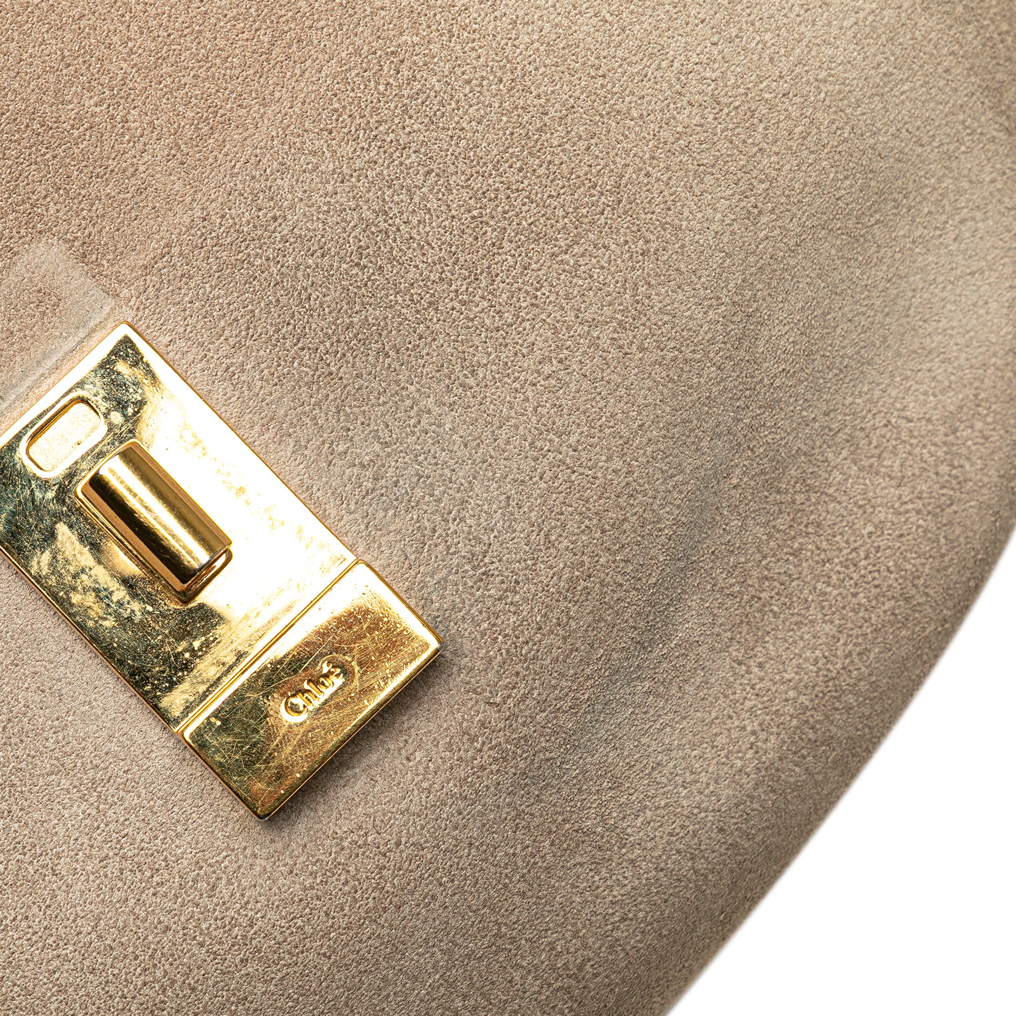 Small Suede and Calfskin Drew Crossbody