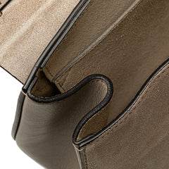 Small Suede and Calfskin Drew Crossbody