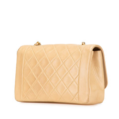 Medium Lambskin Diana Full Flap