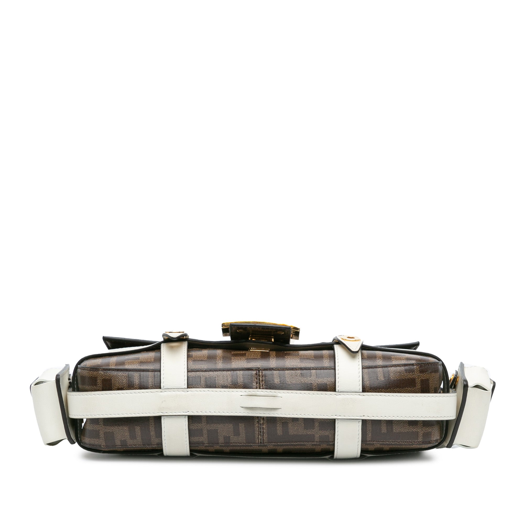 Zucca Glazed Fabric Cage Baguette Satchel