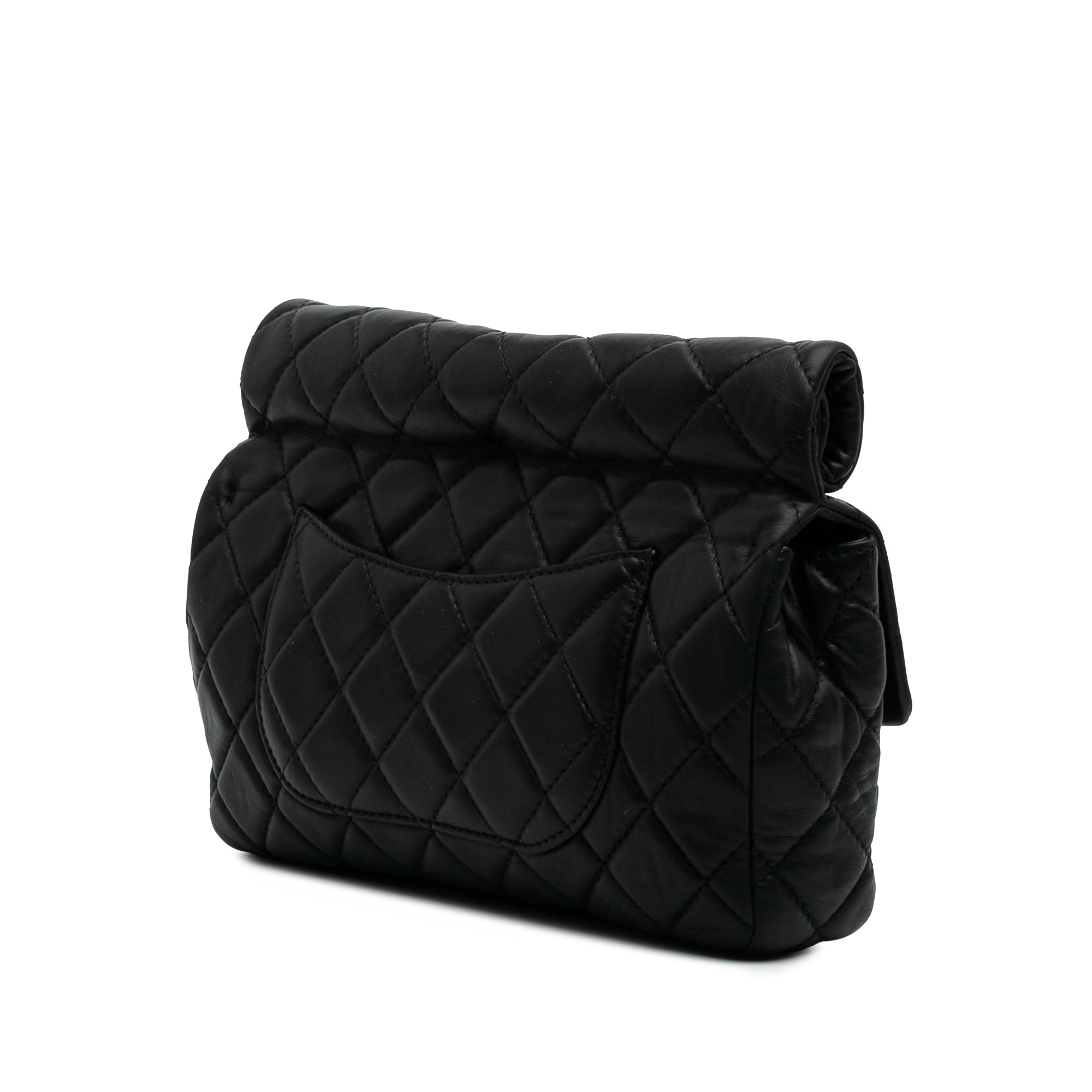 Reissue 2.55 Metallic Lambskin Roll Clutch