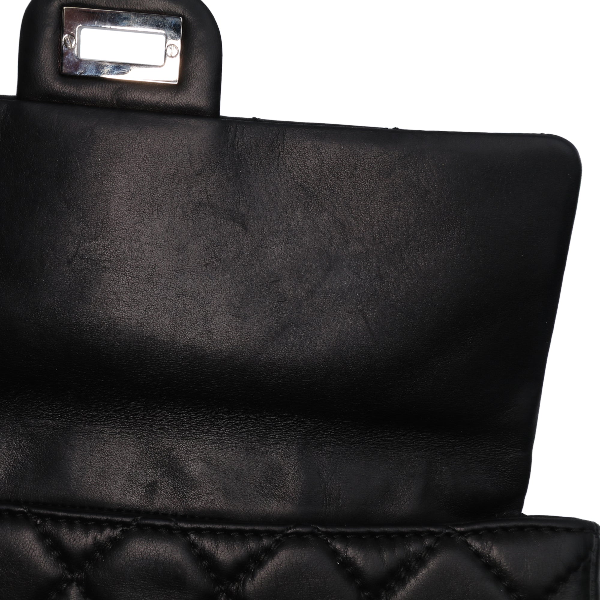 Reissue 2.55 Metallic Lambskin Roll Clutch