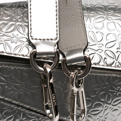 Small Anagram Embossed Patent Puzzle Satchel