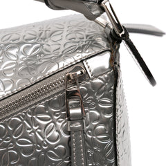 Small Anagram Embossed Patent Puzzle Satchel