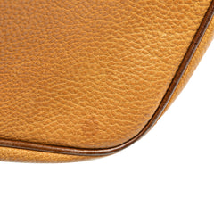 Leather Anagram Clutch