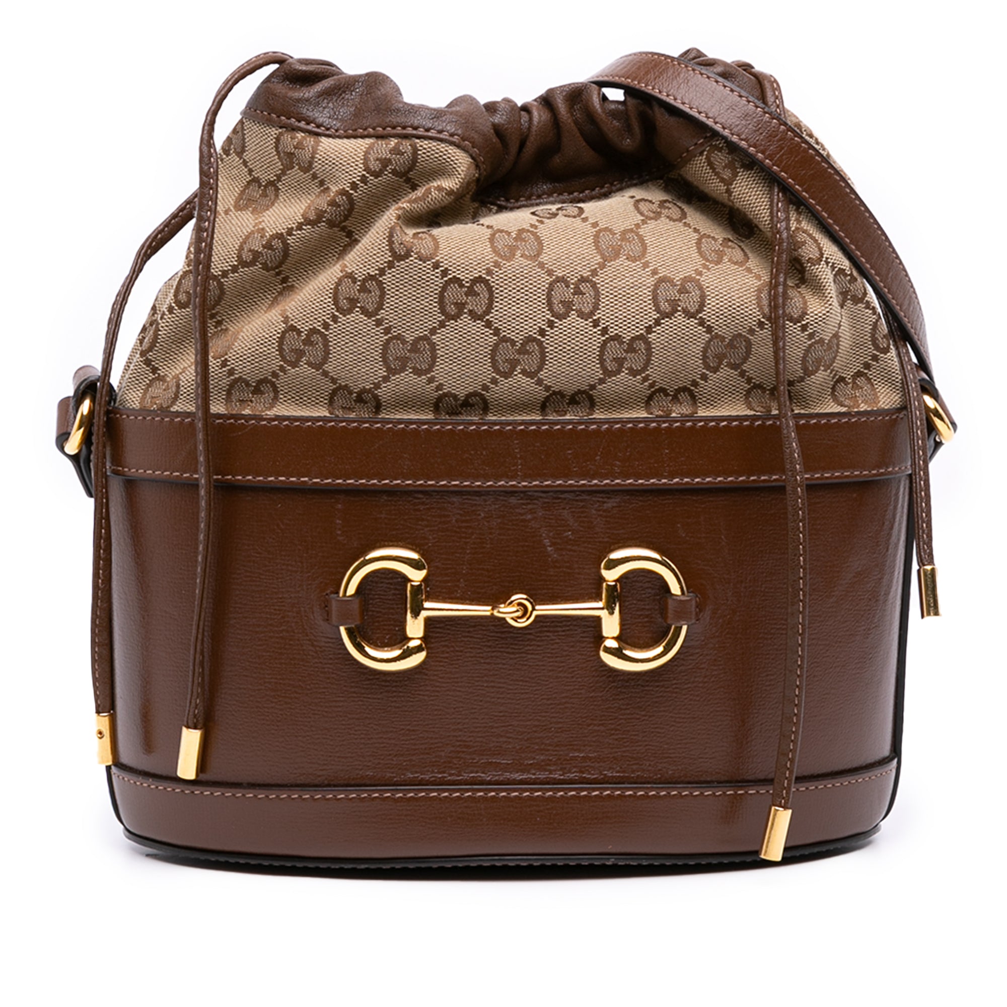 GG Canvas Horsebit 1955 Bucket Bag
