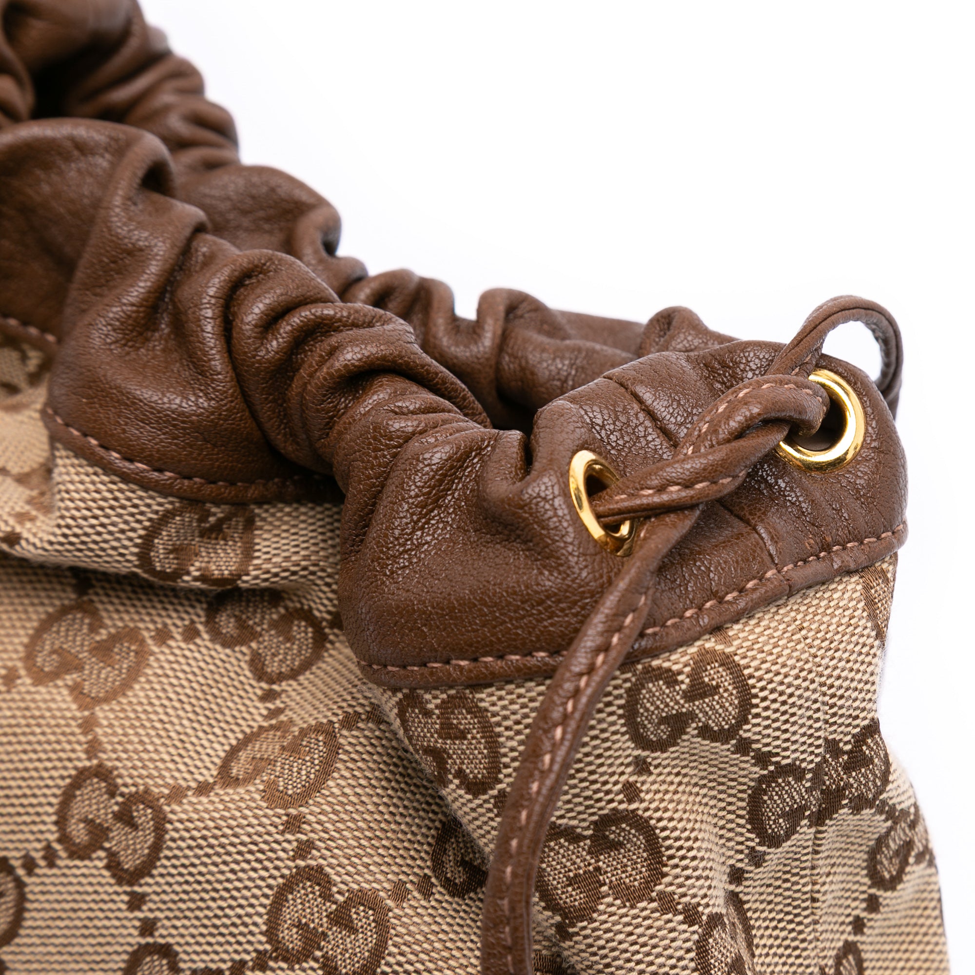 GG Canvas Horsebit 1955 Bucket Bag