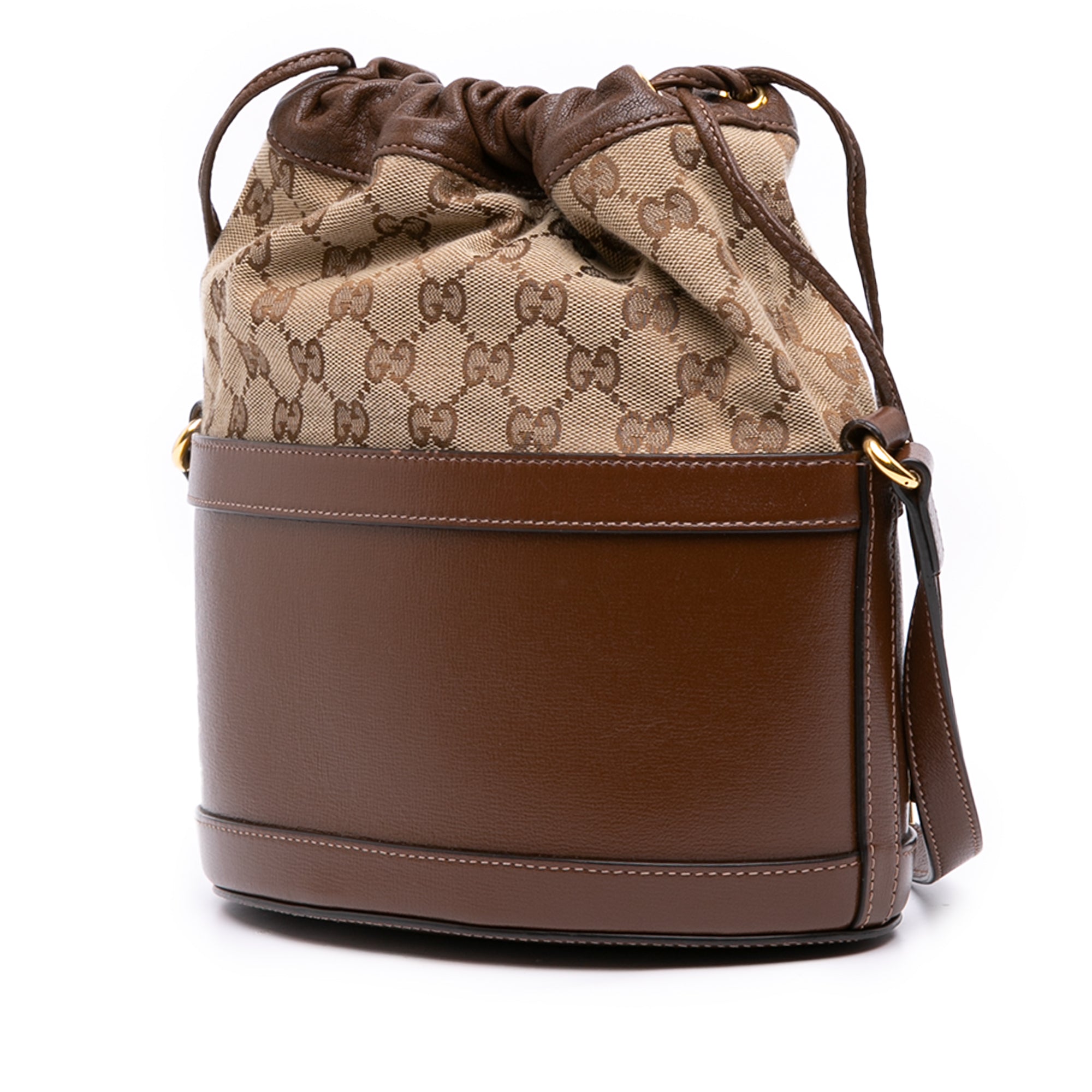 GG Canvas Horsebit 1955 Bucket Bag