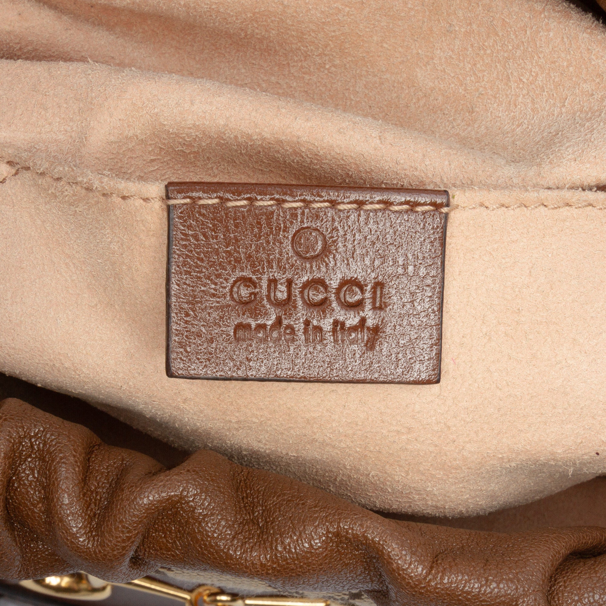 GG Canvas Horsebit 1955 Bucket Bag