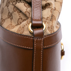 GG Canvas Horsebit 1955 Bucket Bag