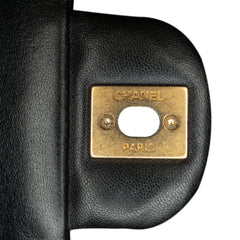 Small Bicolor Lambskin Paris Cosmopolite Flap