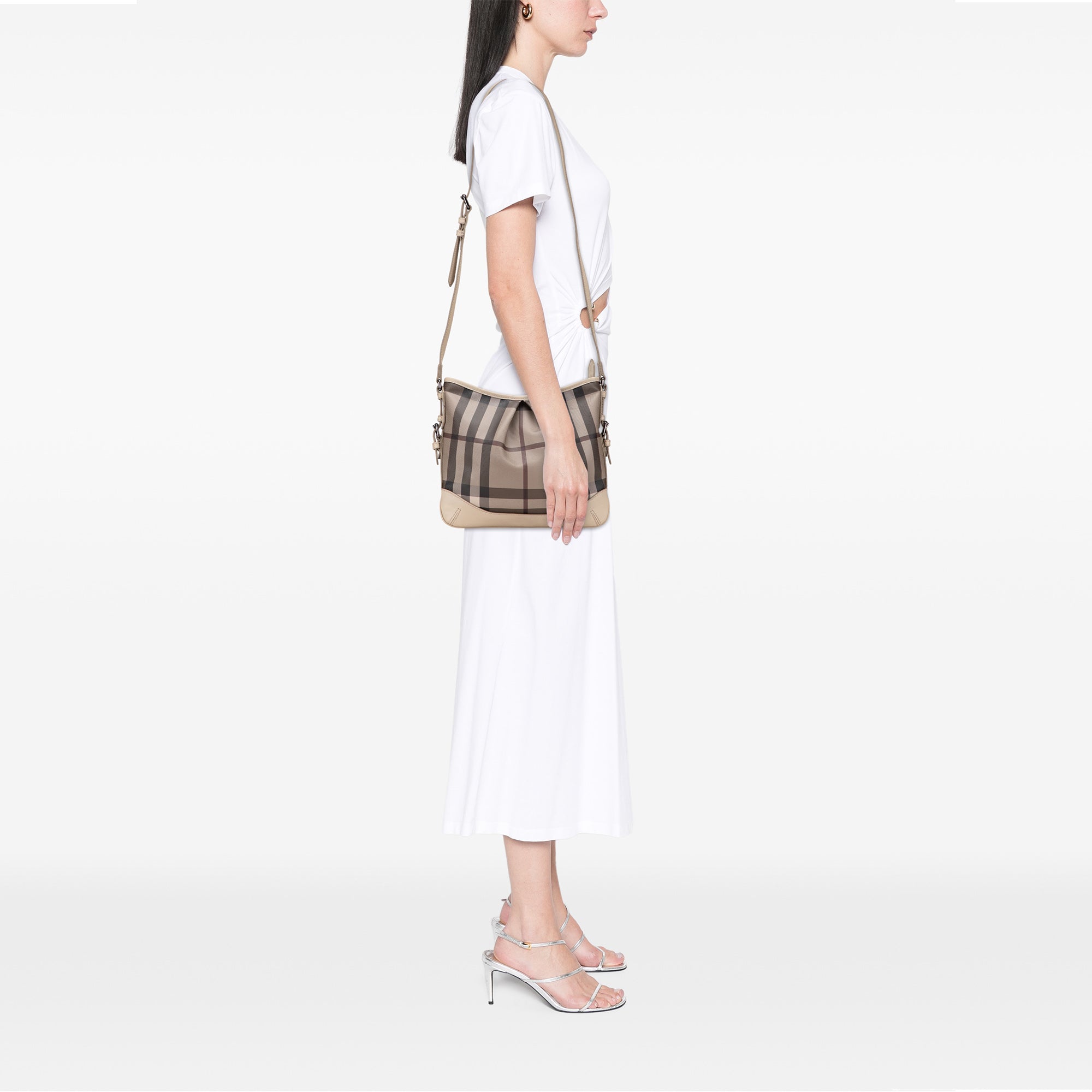 Smoke Check Coated Canvas Hartham Crossbody