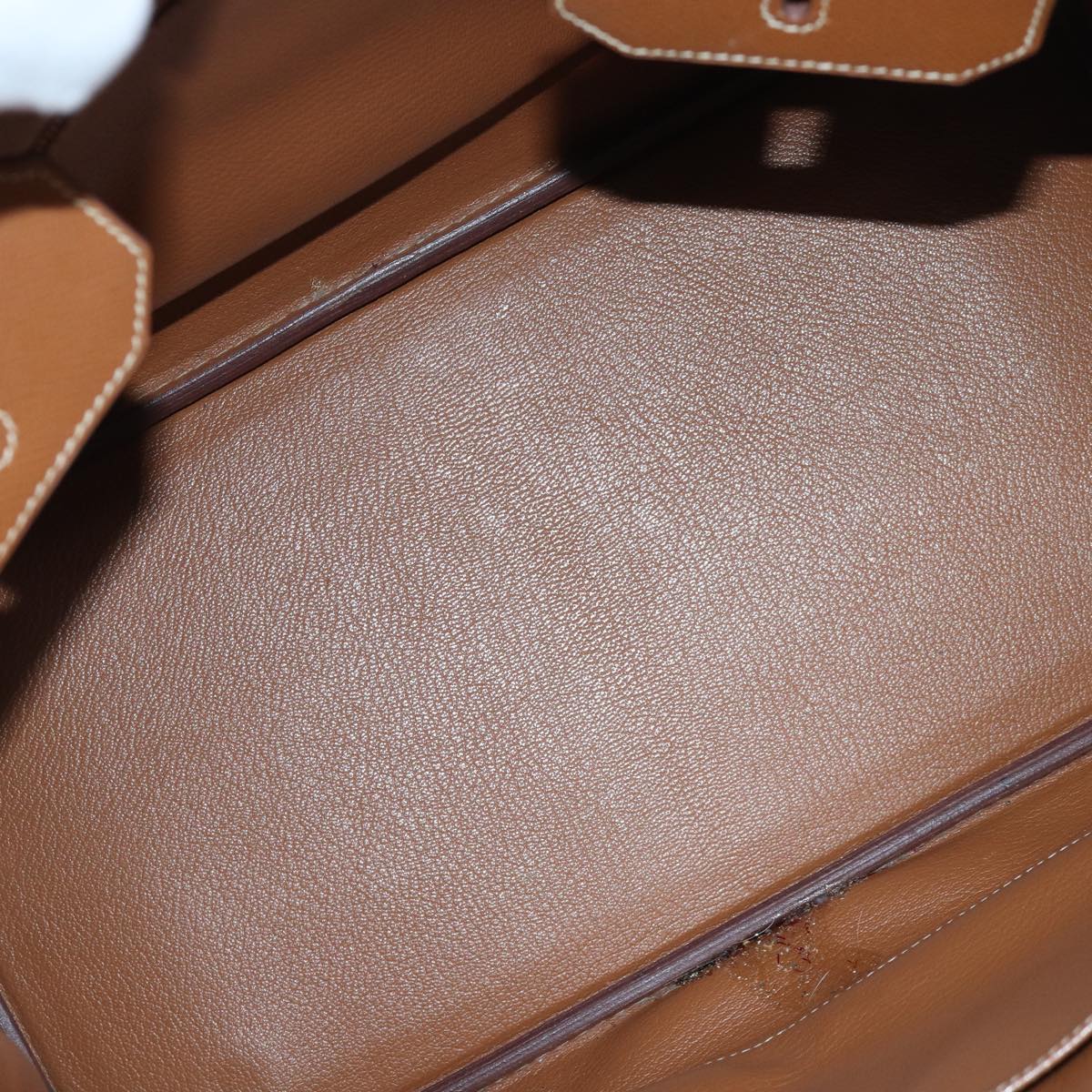 Hermes Birkin Handbag Brown Courchevel with Gold Hardware