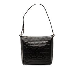 CC Chocolate Bar Lambskin Shoulder Bag