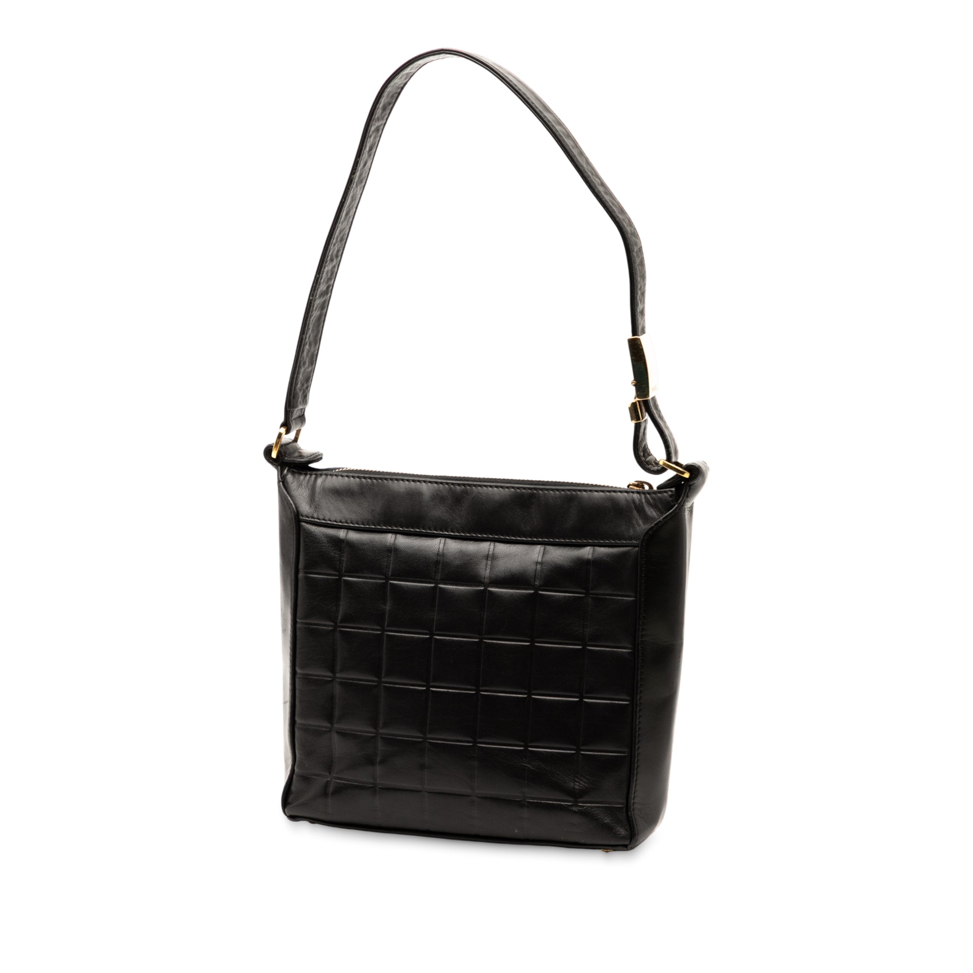 CC Chocolate Bar Lambskin Shoulder Bag