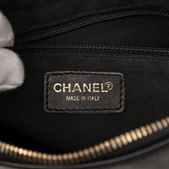 CC Chocolate Bar Lambskin Shoulder Bag