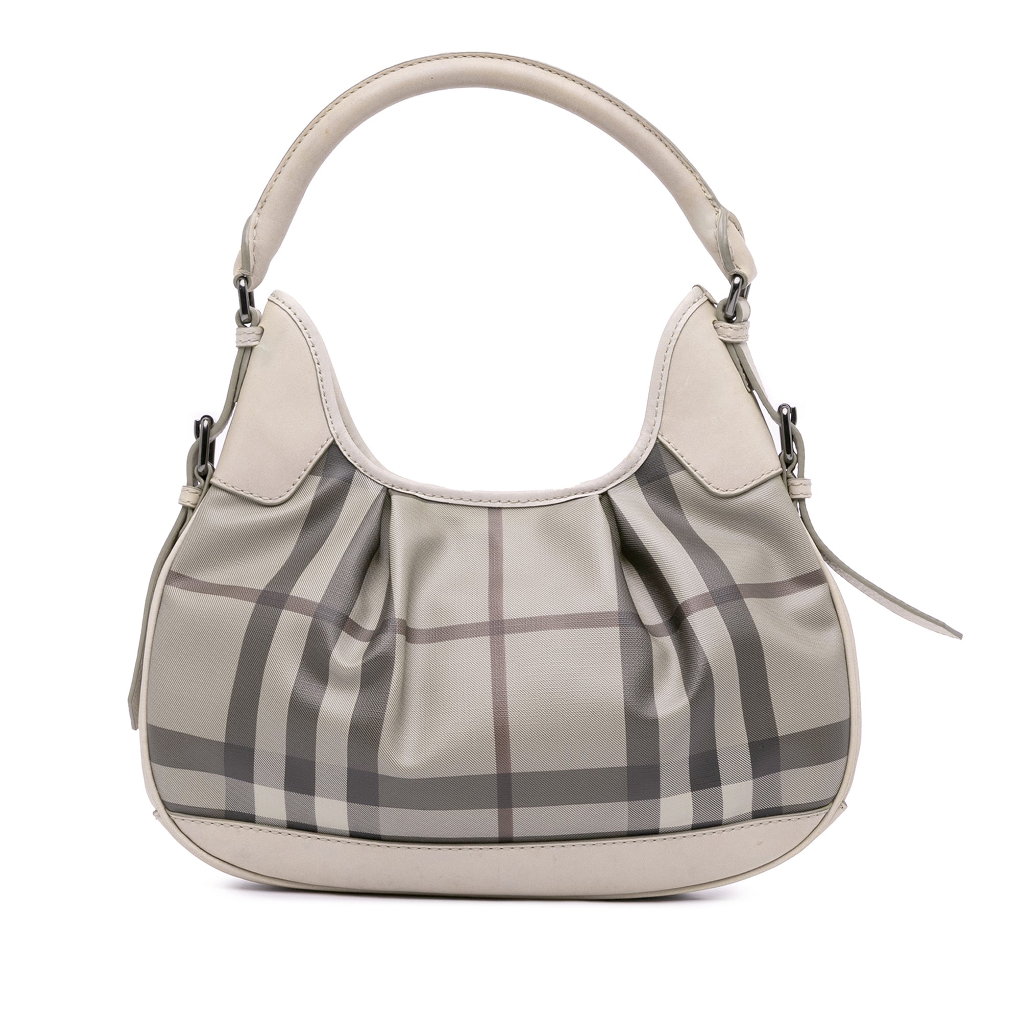 Smoked Check Coated Canvas Brooklyn Hobo