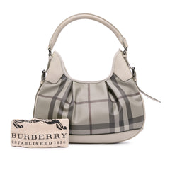 Smoked Check Coated Canvas Brooklyn Hobo