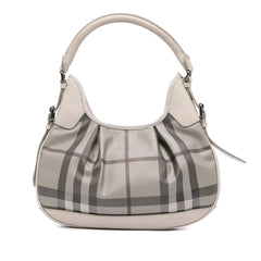 Smoked Check Coated Canvas Brooklyn Hobo