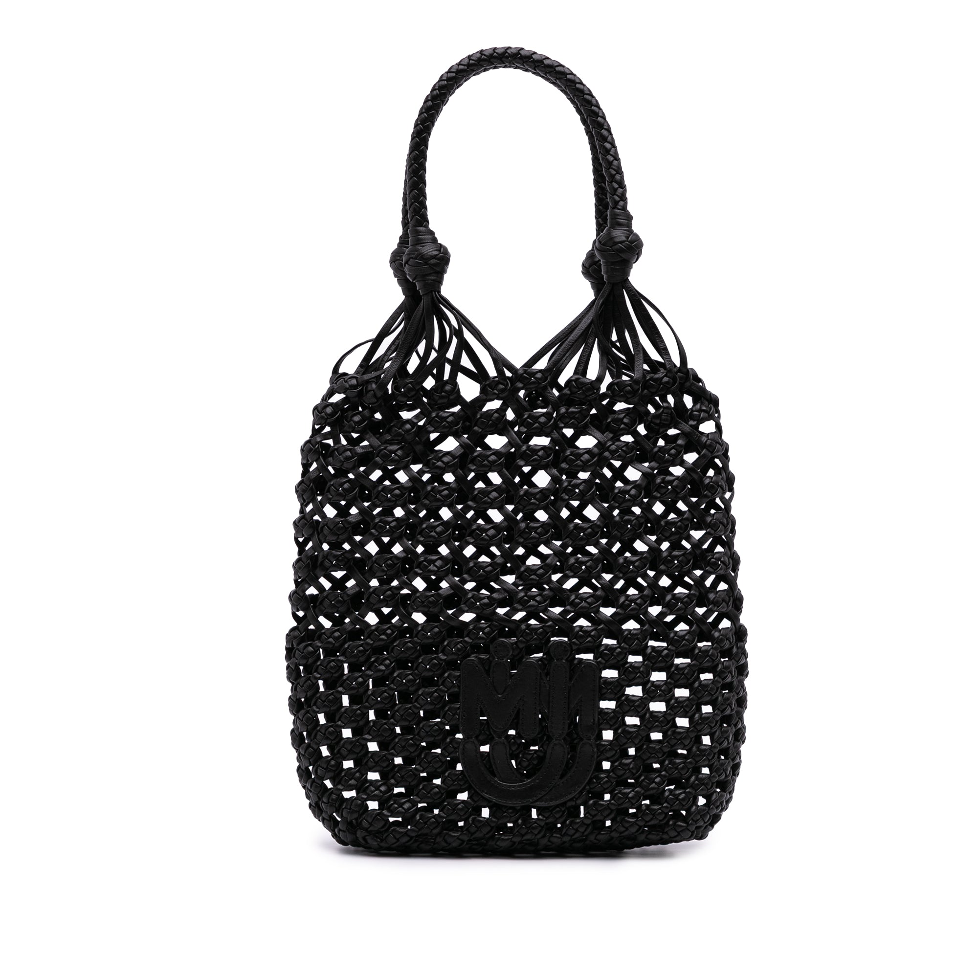 Nappa Macrame Bucket Bag