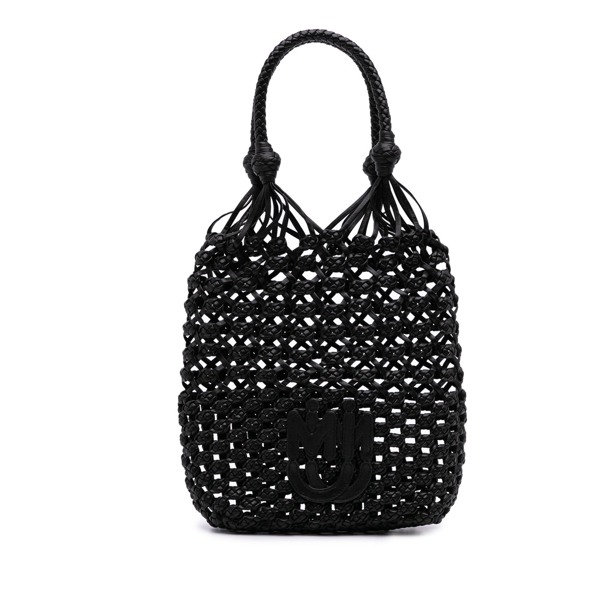 Nappa Macrame Bucket Bag