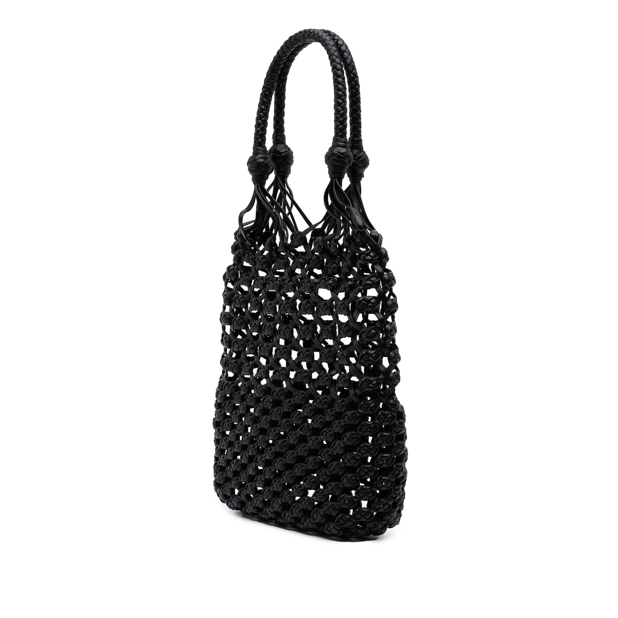 Nappa Macrame Bucket Bag