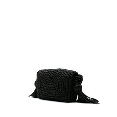 Lambskin Torchon Classic Tasseled Twisted Crossbody