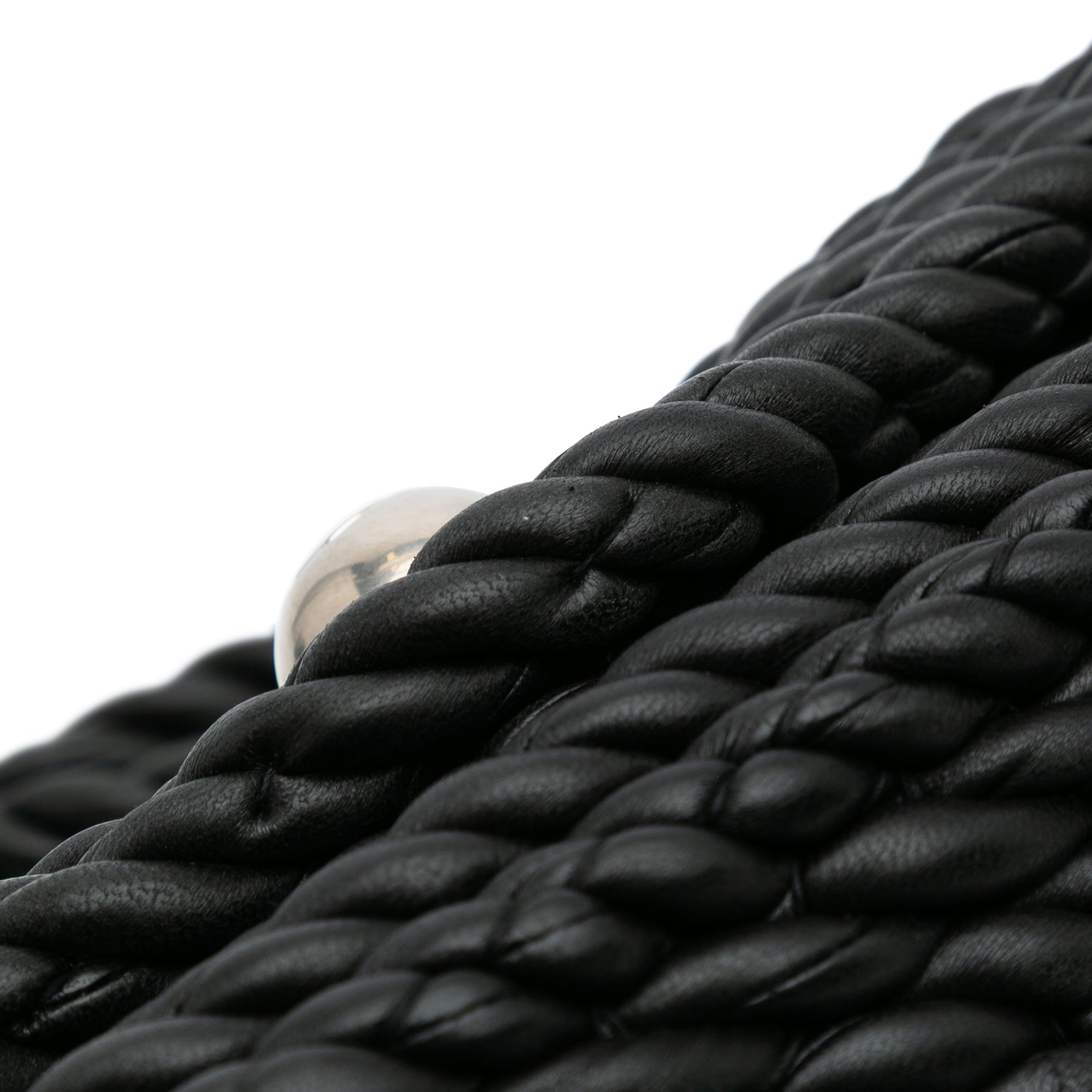 Lambskin Torchon Classic Tasseled Twisted Crossbody