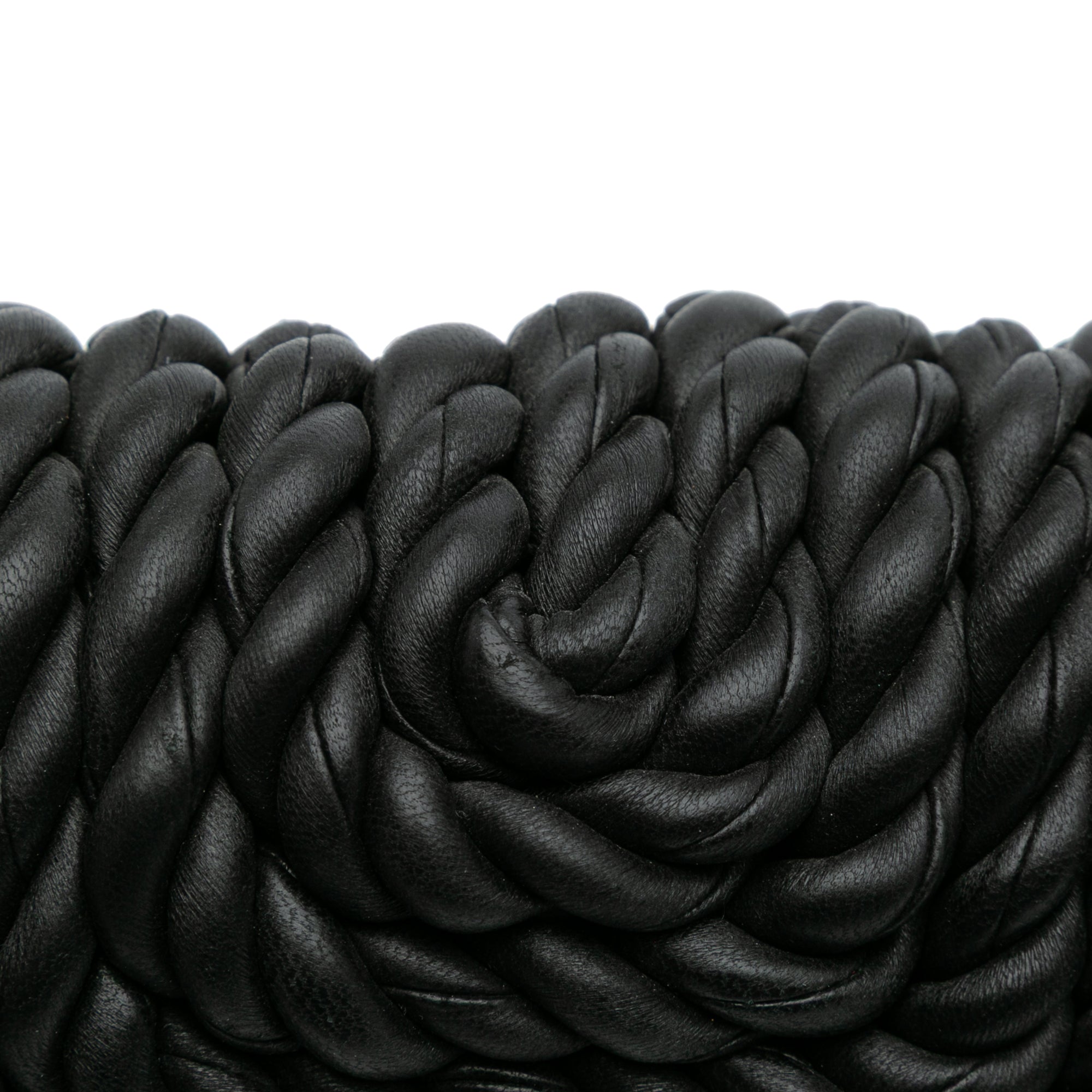 Lambskin Torchon Classic Tasseled Twisted Crossbody