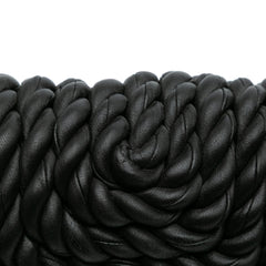 Lambskin Torchon Classic Tasseled Twisted Crossbody