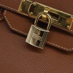 Hermes Birkin Handbag Brown Courchevel with Gold Hardware