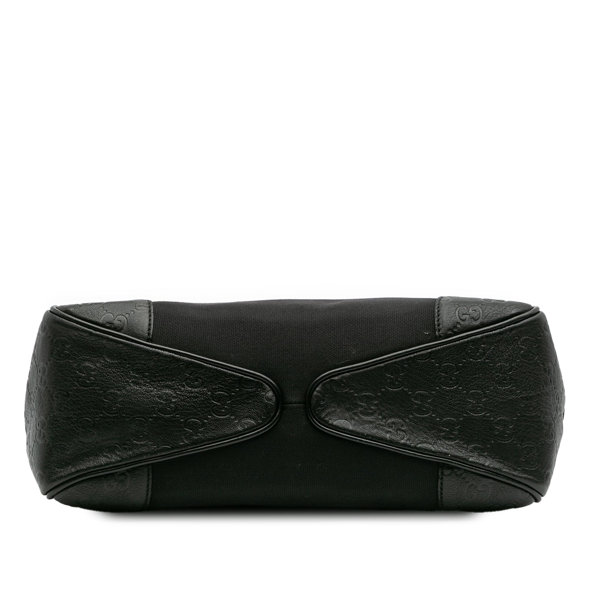 Guccissima Trimmed Canvas Colbert Shoulder Bag