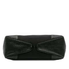 Guccissima Trimmed Canvas Colbert Shoulder Bag