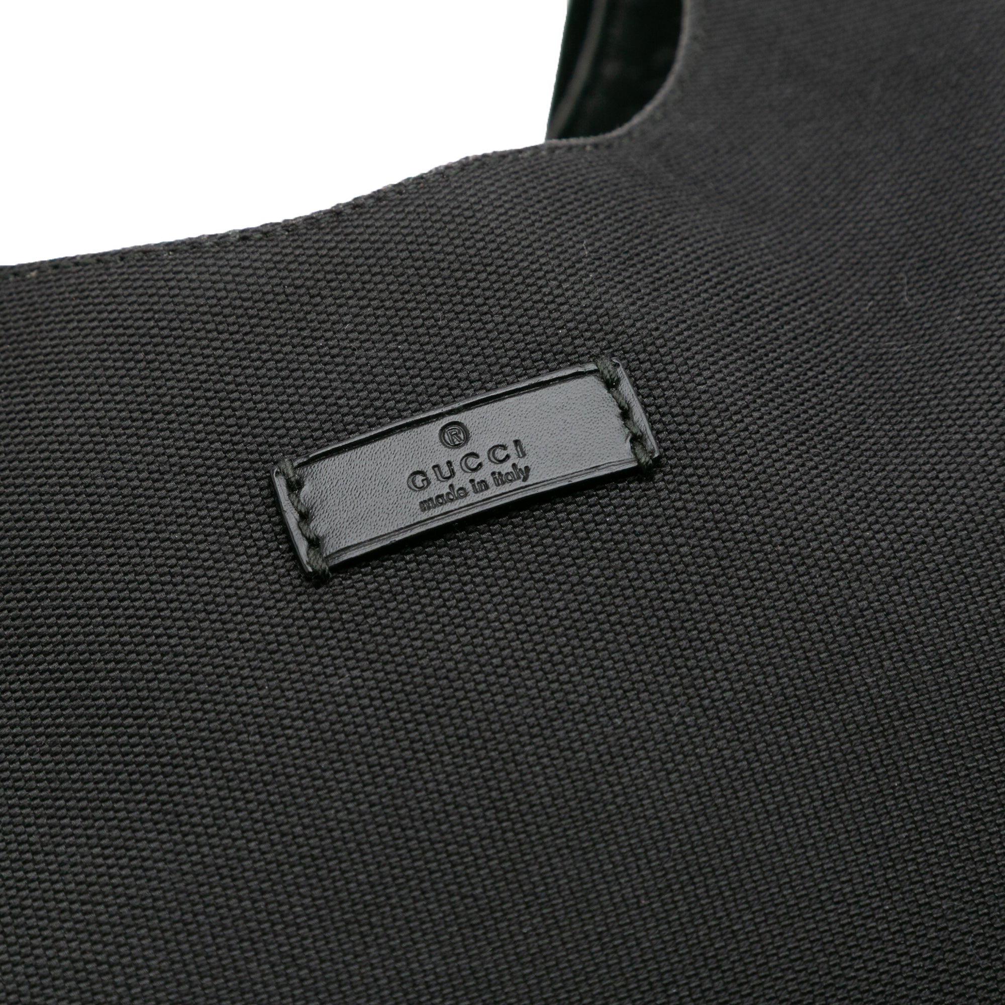 Guccissima Trimmed Canvas Colbert Shoulder Bag