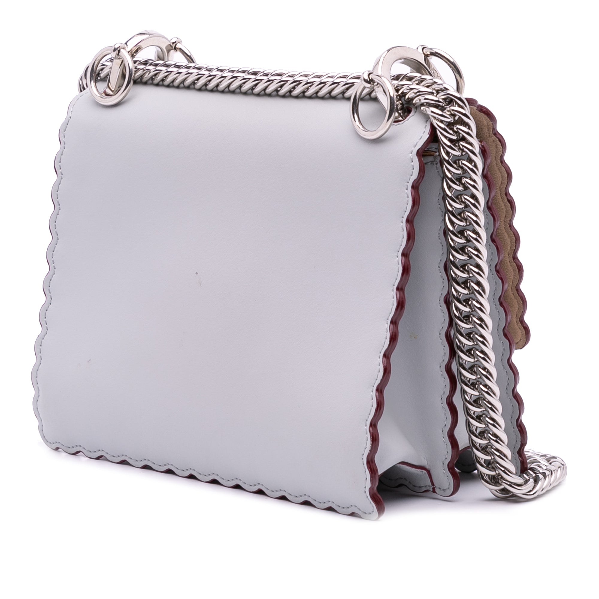 Small Leather Studded Scalloped Kan I