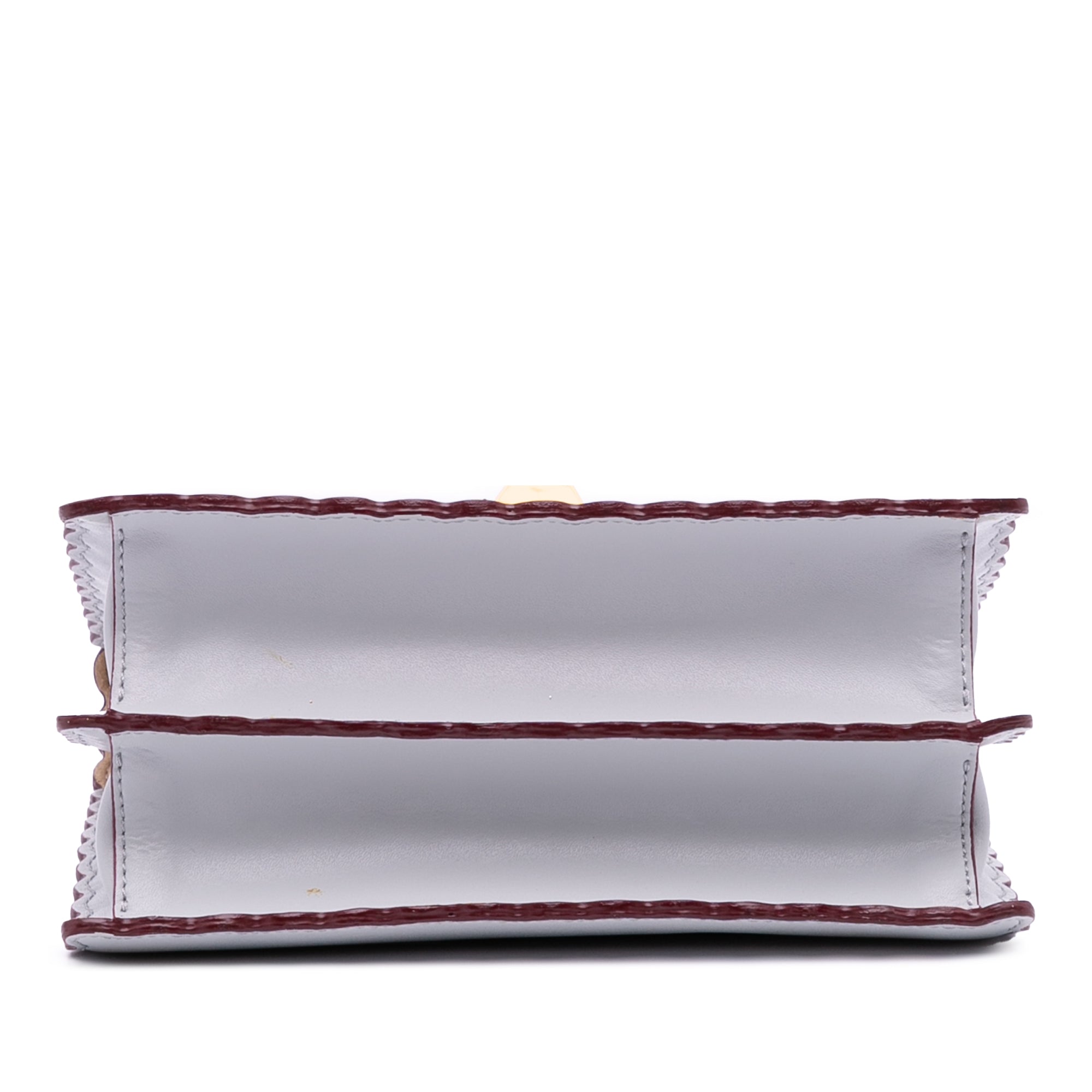 Small Leather Studded Scalloped Kan I