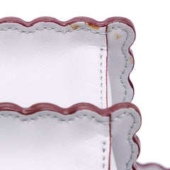 Small Leather Studded Scalloped Kan I