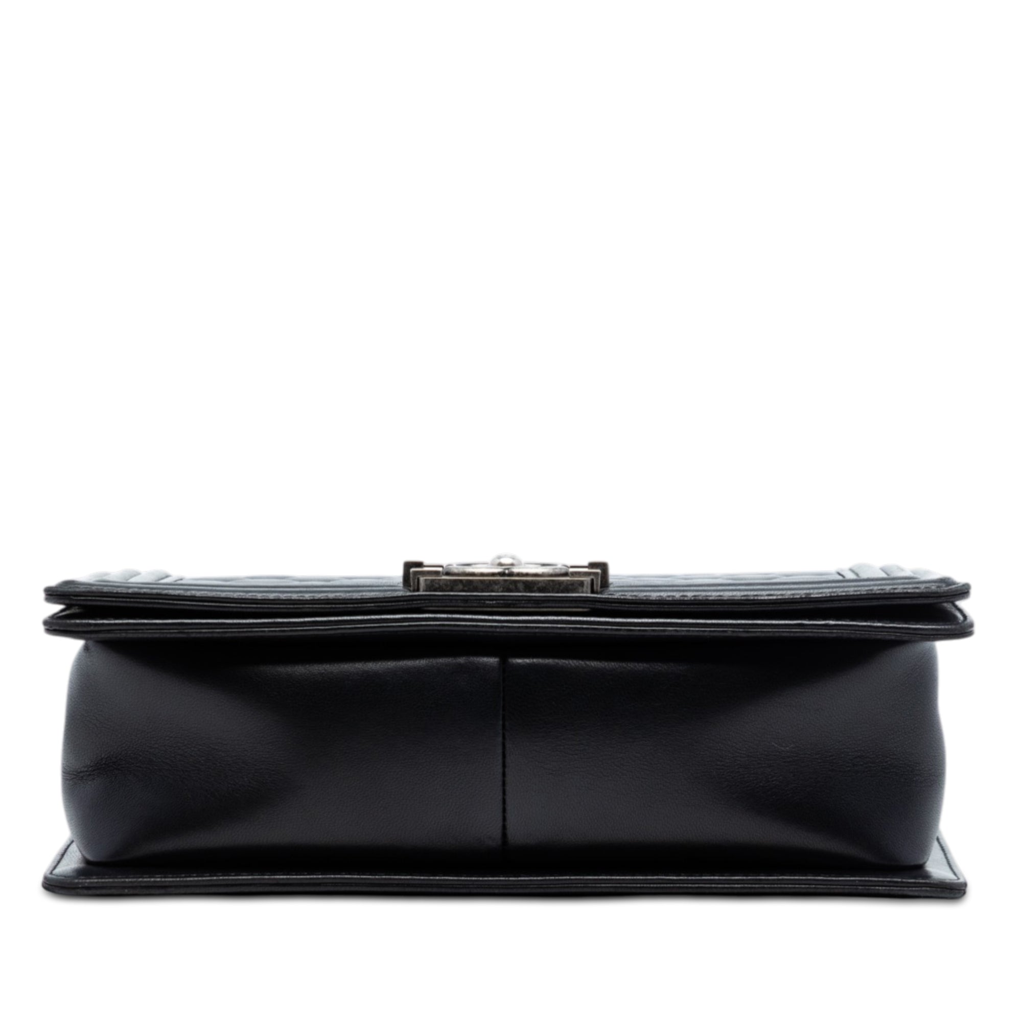 Old Medium Quilted Lambskin Boy Flap