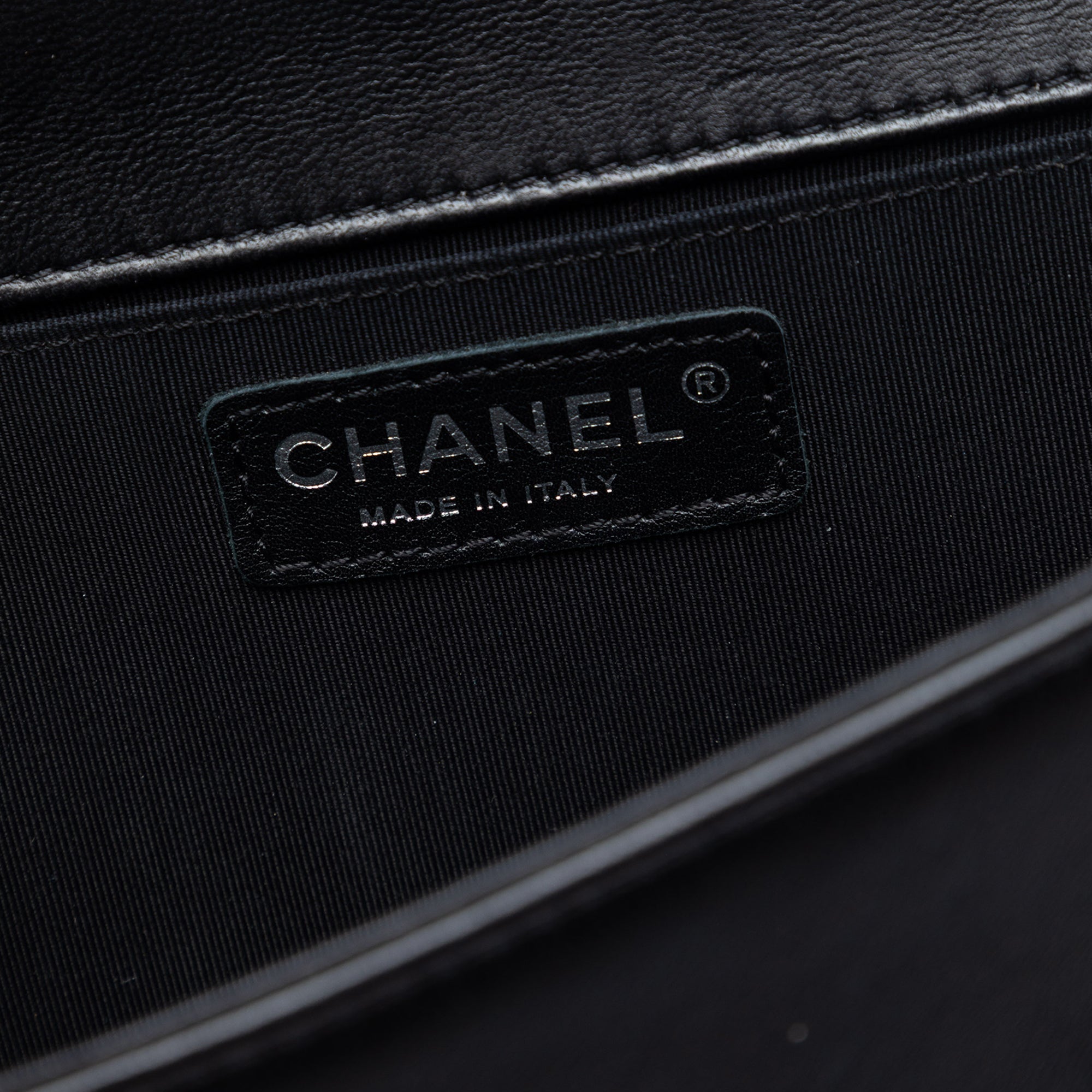 Old Medium Quilted Lambskin Boy Flap