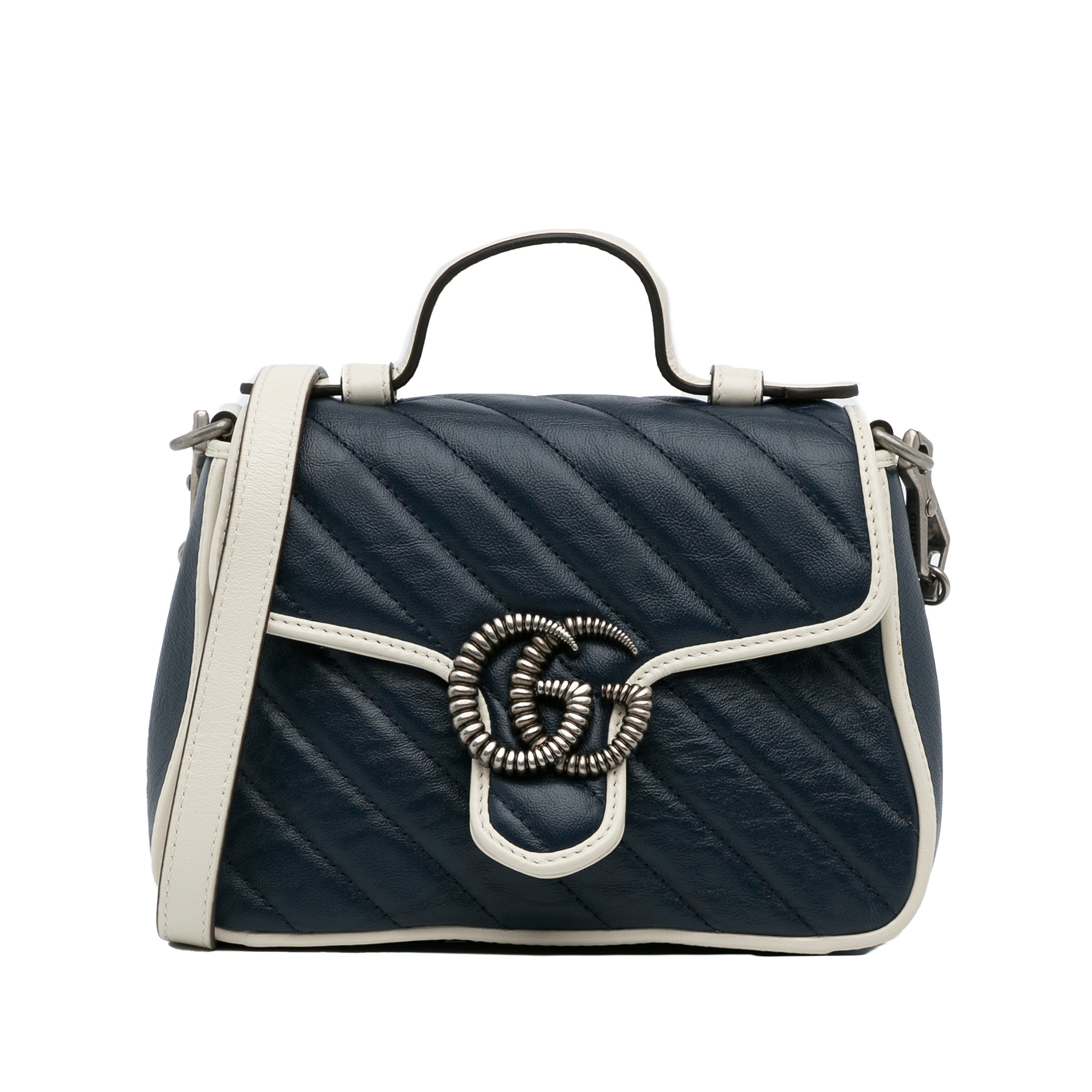 Mini GG Marmont Torchon Top Handle Bag