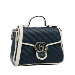 Mini GG Marmont Torchon Top Handle Bag