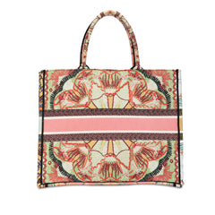 Cruise Large Lights Embroidered Multicolor Canvas Book Tote_2