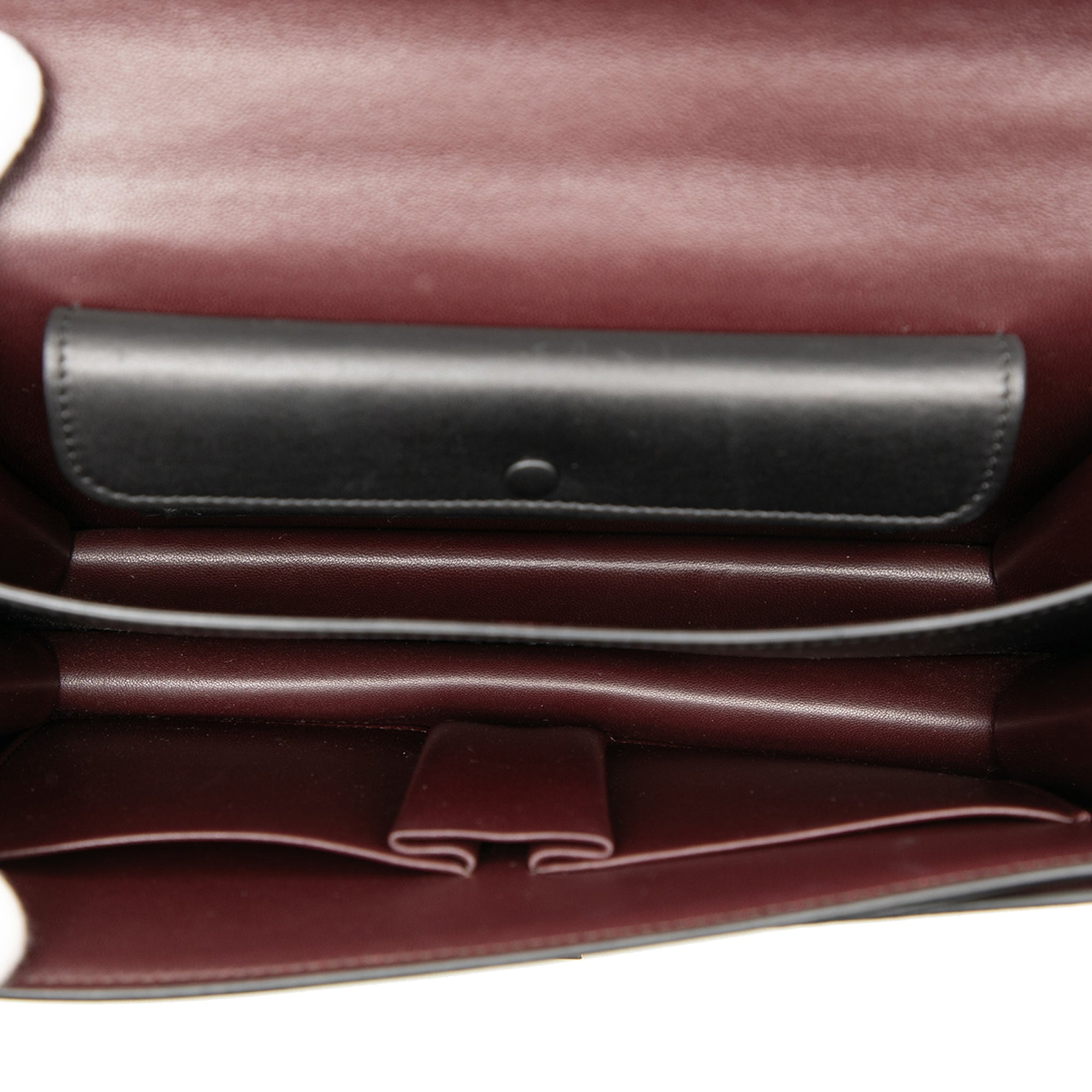 Small Leather Case Chain Flap